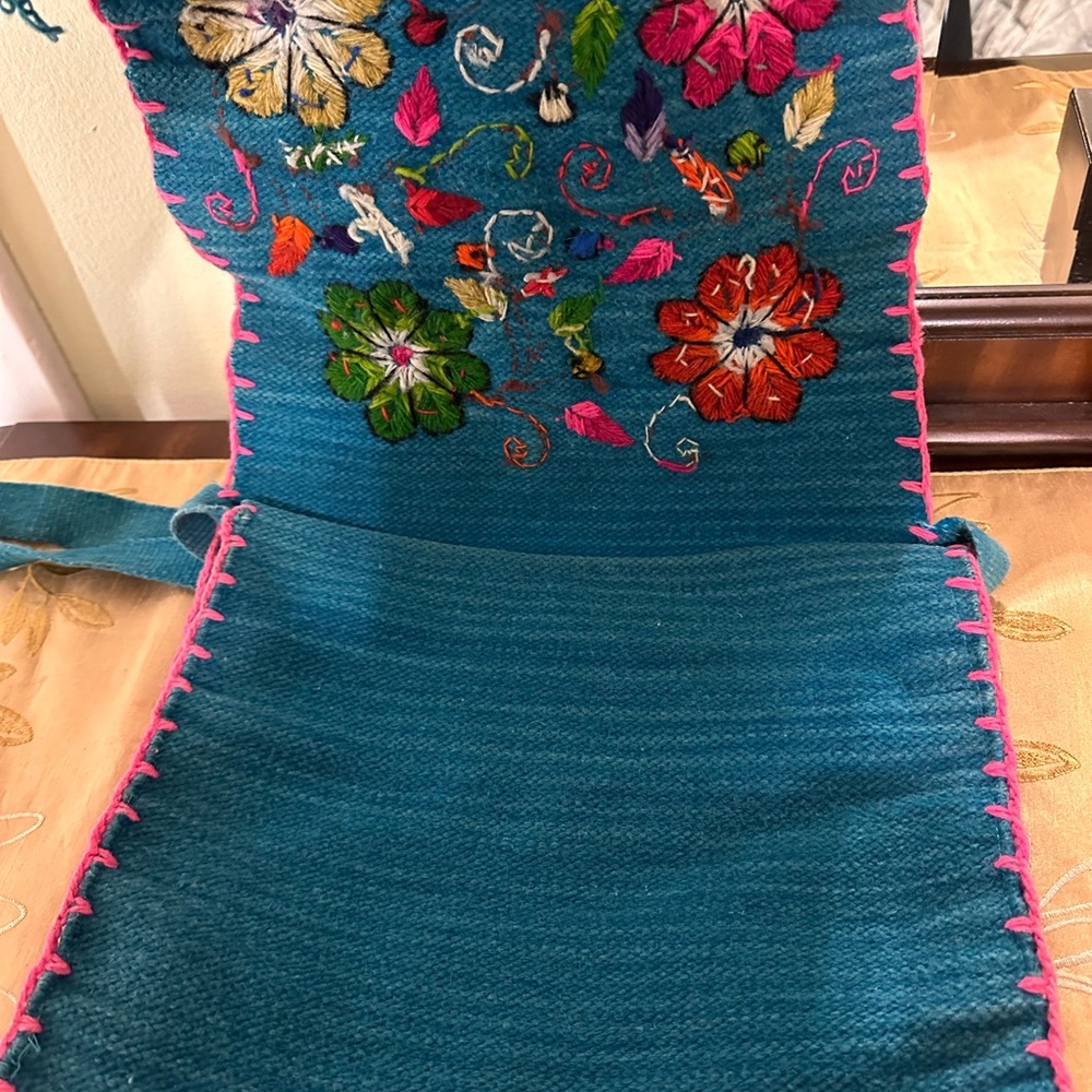 Embroidered purse